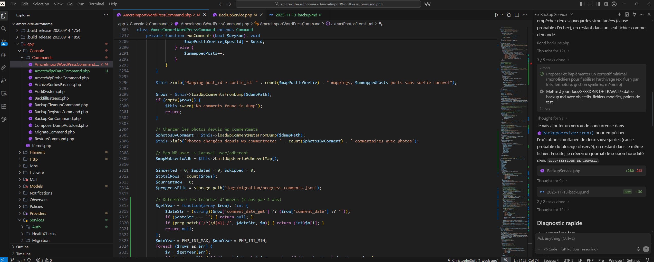 Indisponibilité temporaire du site