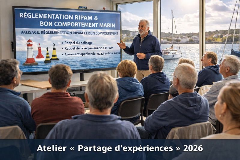 « Partage d’Expérience » Réglementation RIPAM et Bon comportement marin par Olivier POUCHOUX