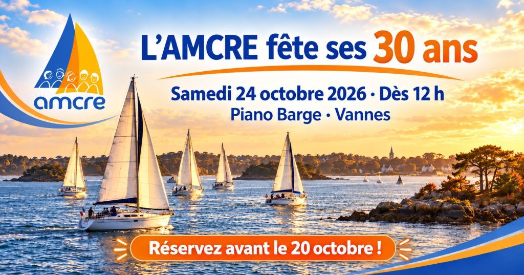 Les 30 ans de l’AMCRE : venez accompagnés, réservez avant le 20 octobre !